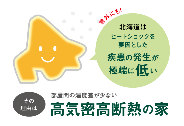 部屋間の温度差が少ない 高気密高断熱の家