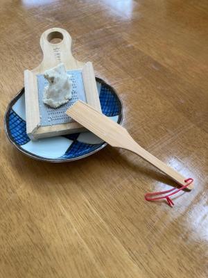 自家製の山ワサビ